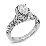 Engagement Ring in 14k Gold with Diamonds