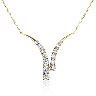 Pendant in 14k Gold with Diamonds