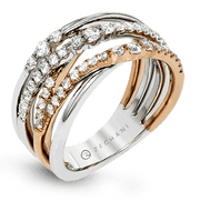 Right Hand Ring in 14k Gold with Diamonds