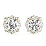 Halo Diamond Earring