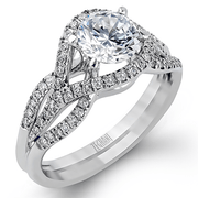 ZR487 Wedding Set in 14k Gold with Diamonds