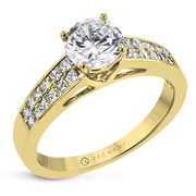 ZR2092 Engagement Ring in 14k Gold