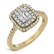 Right Hand Ring in 14k Gold with Diamonds