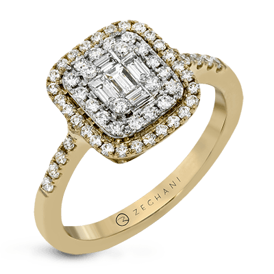 Right Hand Ring in 14k Gold with Diamonds