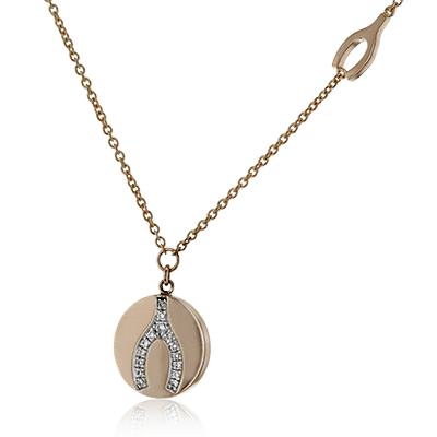 Pendant in 14k Gold with Diamonds