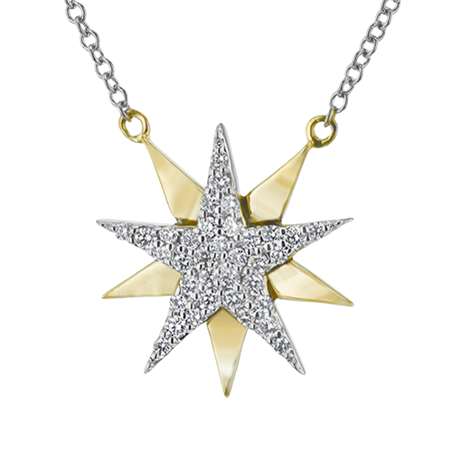 Pendant in 14k Gold with Diamonds