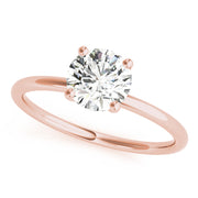 Solitaire Diamond Engagement Ring