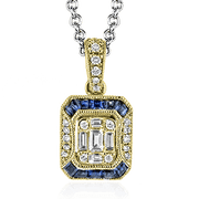 Pendant in 14k Gold with Diamonds