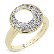 Right Hand Ring in 14k Gold with Diamonds