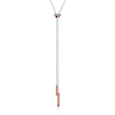 Necklace in 14k Gold with Diamonds