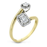 ZR1892 Right Hand Ring in 14k Gold with Diamonds