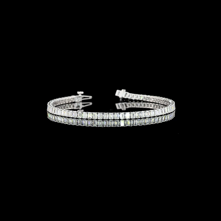 14K WHITE GOLDTennis Necklace