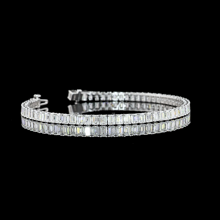 14K WHITE GOLDTennis Necklace