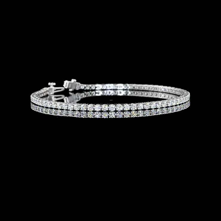 14K WHITE GOLDTennis Necklace