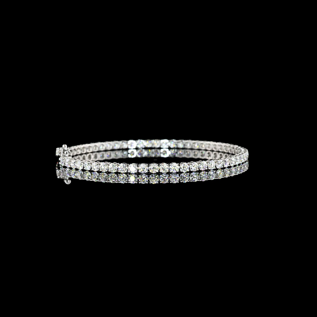 14K WHITE GOLDTennis Necklace