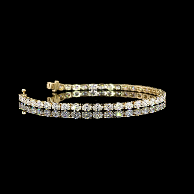 14K YELLOW GOLDTennis Necklace