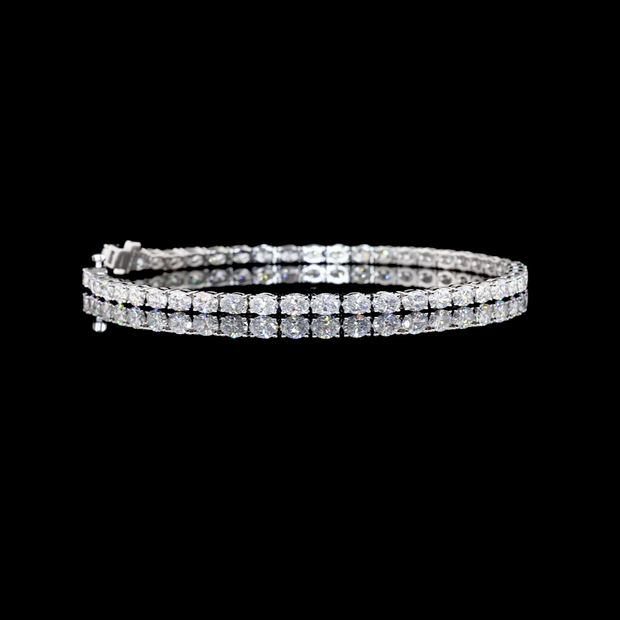 14K WHITE GOLDTennis Necklace