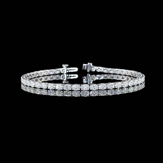 14K WHITE GOLDTennis Necklace