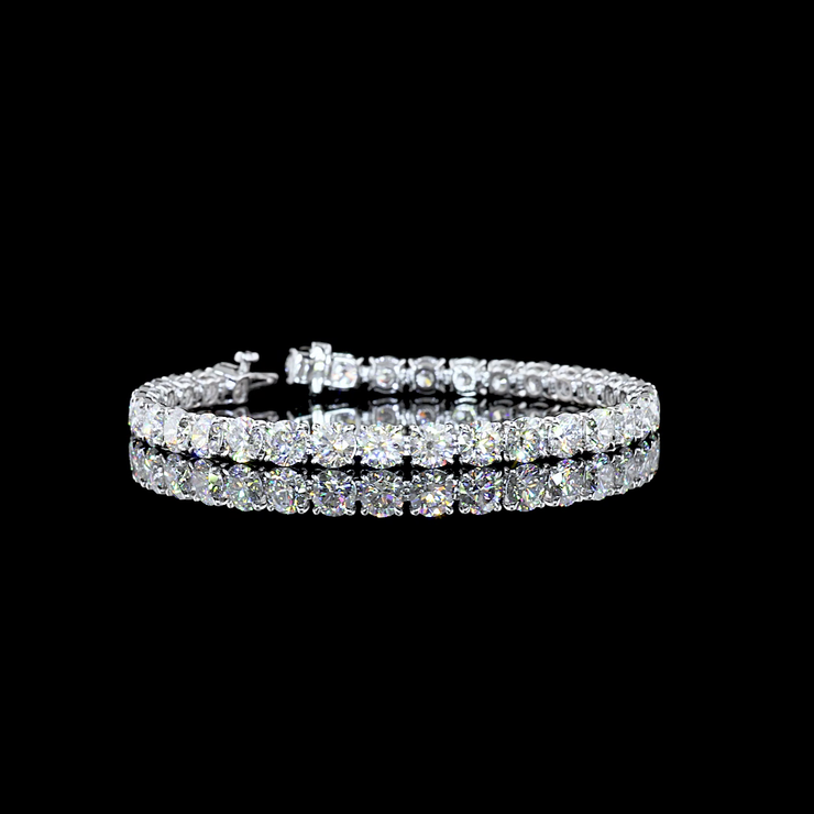 14K WHITE GOLDTennis Necklace