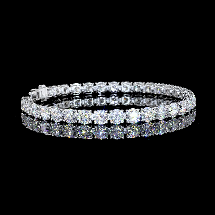 14K WHITE GOLDTennis Necklace