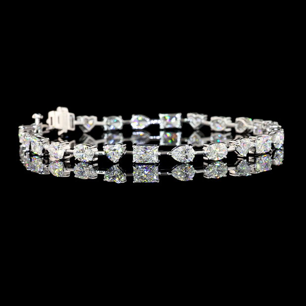 14K WHITE GOLDStation Necklace