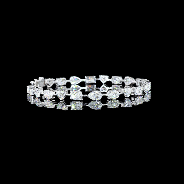 14K WHITE GOLDStation Necklace