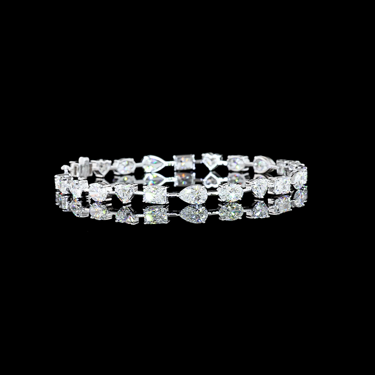 14K WHITE GOLDStation Necklace