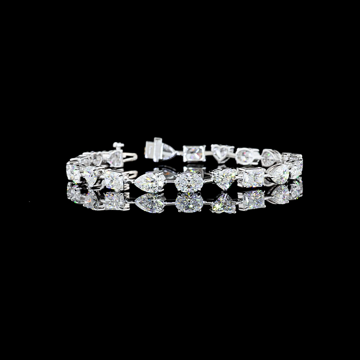 14K WHITE GOLDStation Necklace