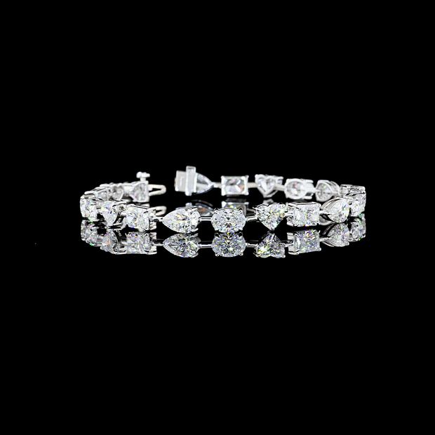 14K WHITE GOLDStation Necklace