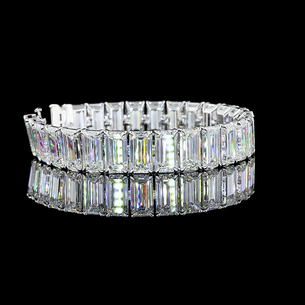 14K WHITE GOLDTennis Necklace