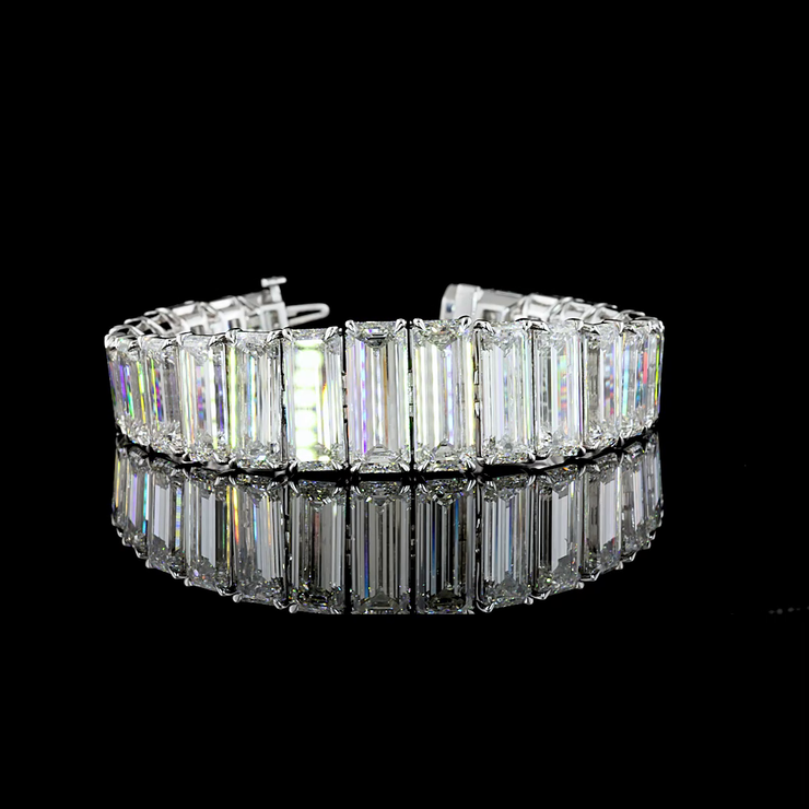 14K WHITE GOLDTennis Necklace