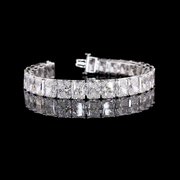 18K WHITE GOLDTennis Necklace