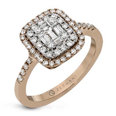 Right Hand Ring in 14k Gold with Diamonds