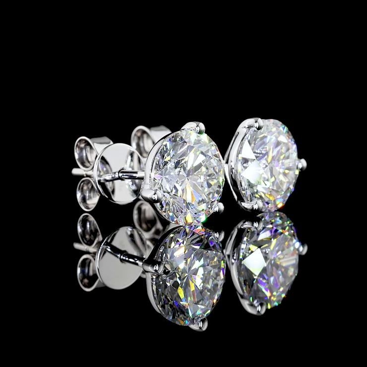 14K WHITE GOLDMartini Earrings