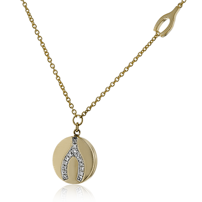 Pendant in 14k Gold with Diamonds