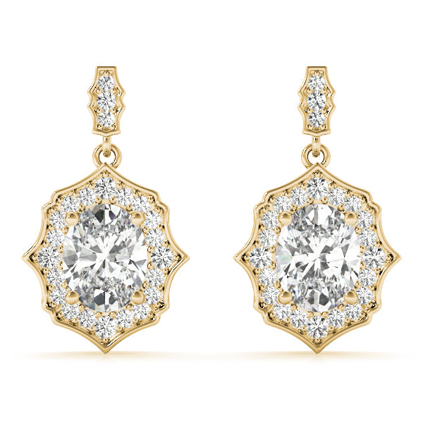 Halo Diamond Earring