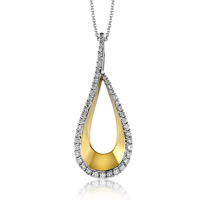 Pendant in 14k Gold with Diamonds