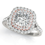 Halo Diamond Engagement Ring