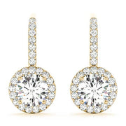 Halo Diamond Earring