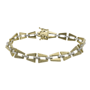 ZB901 Bracelet in 14k Gold with Diamonds