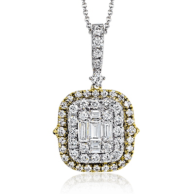 Pendant in 14k Gold with Diamonds