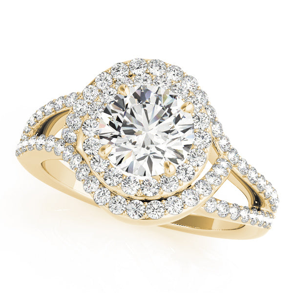 Halo Diamond Engagement Ring