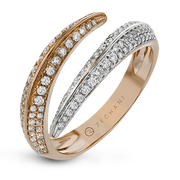 Right Hand Ring in 14k Gold with Diamonds