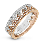 Right Hand Ring in 14k Gold with Diamonds