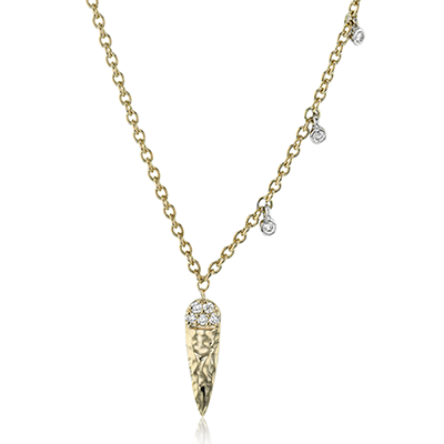 Pendant in 14k Gold with Diamonds