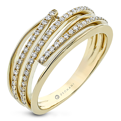 Right Hand Ring in 14k Gold with Diamonds