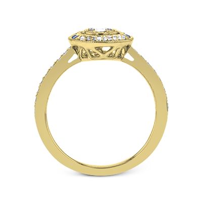 Right Hand Ring in 14k Gold with Diamonds