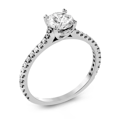 Engagement Ring in 14k Gold with Diamonds