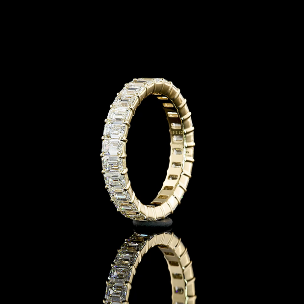 14K YELLOW GOLDEternity Band Ring