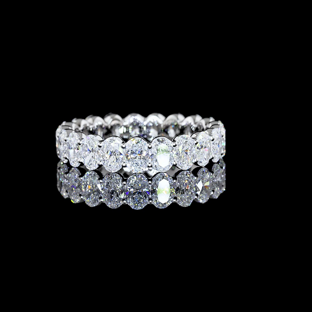 14K WHITE GOLDEternity Band Ring